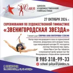 Соревнования по художественной гимнастике "Звенигородская Звезда" 27 октября 2024 г